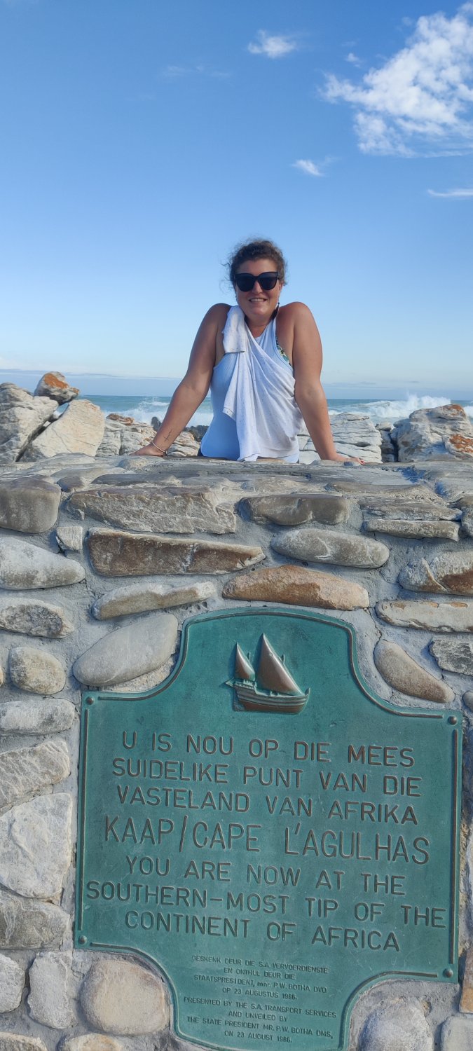 At the southernmost tip of Africa, Cape Agulhas