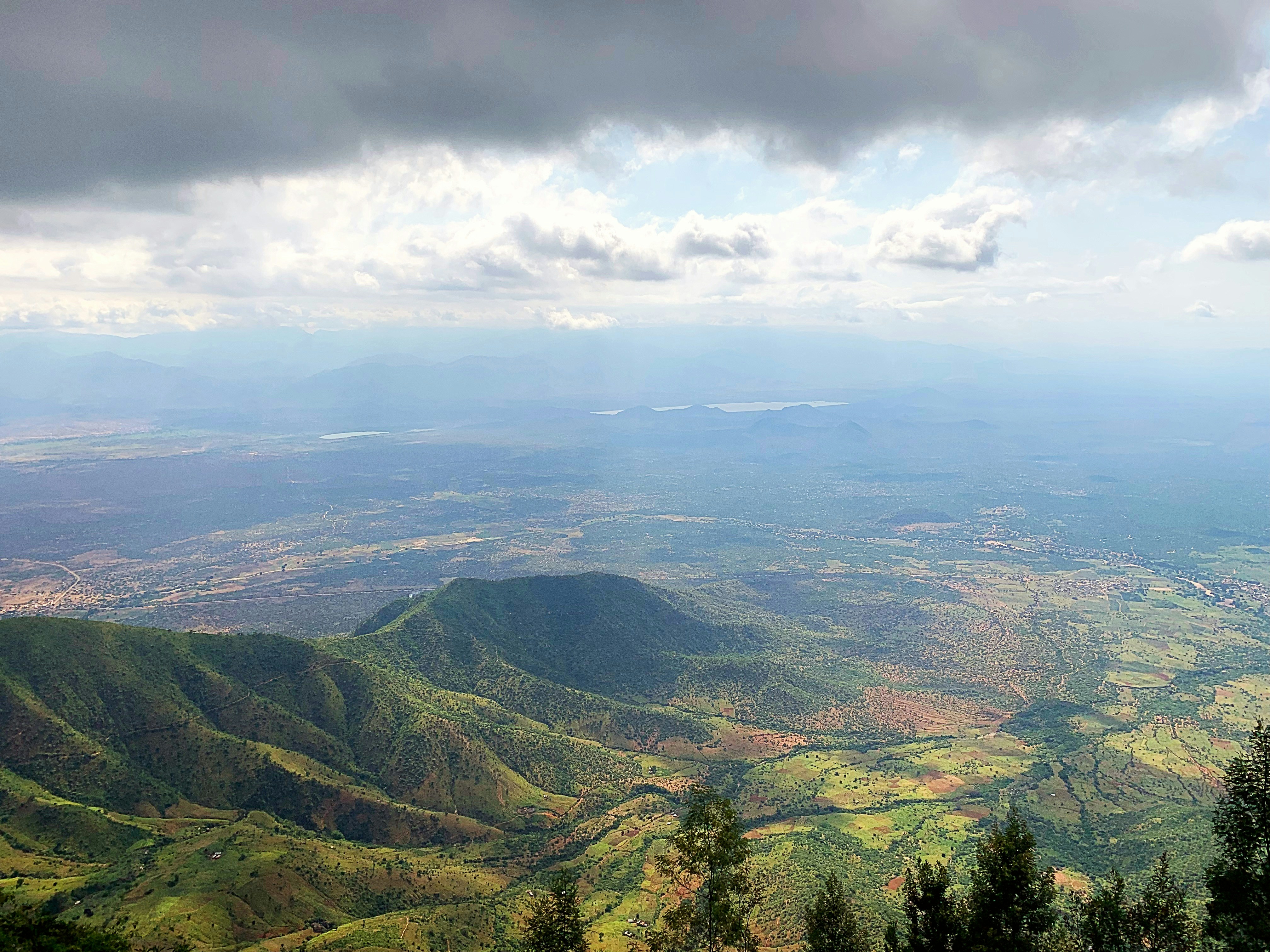 Green hills and valleys of the Usambara Mountains, Tanzania